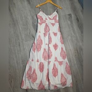 Y2K BABYDOLL STYLE TOMMY HILFIGUER  paisley-patterned maxi dress SIZE 2